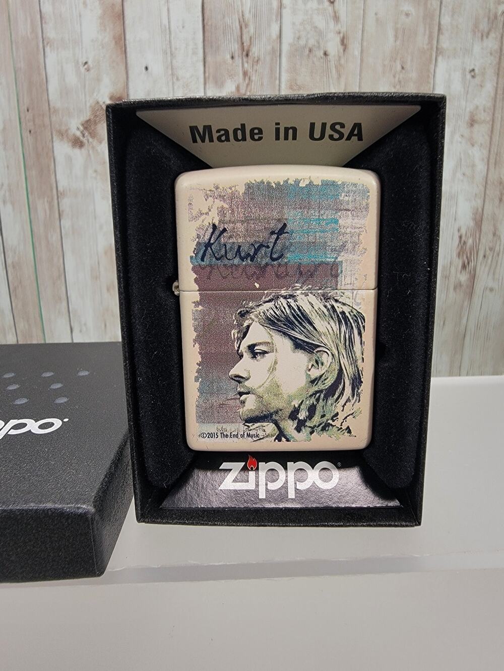 Zippo Lighter Kurt Cobain Nirvana 2016 Design